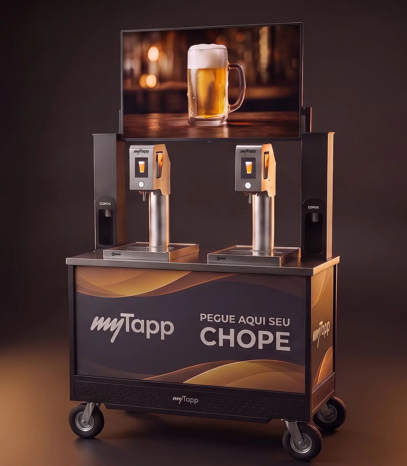 myTapp Duo a estação de autosserviço de chope myTapp